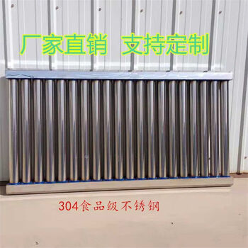 Wen yijia customized household stainless steel radiator 304 stainless steel radiator central heating wall-mounted white steel radiator center distance 60 cm 6 columns width about 37 cm