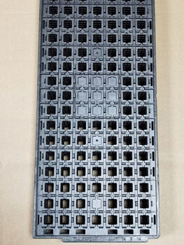 Ic chip black switch module tray embedded component tray high temperature resistant fc-bga package bga12*12mm