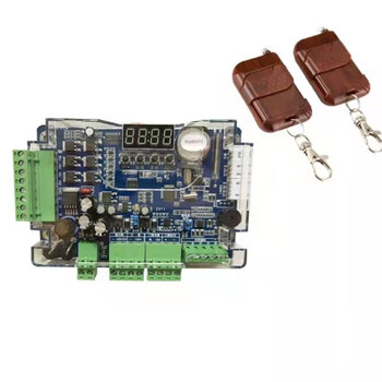 Universal advertising door control motherboard dc brushless motor community electric fence door controller host 24v motherboard + remote control