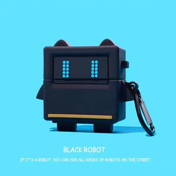 Xixuan suitable for weak water sand earfree i5 protective case openfun clip-on openfree bluetooth headset case i3 silicone budsfree i soft shell i5 black robot collection free hook weak water sand earfree i5