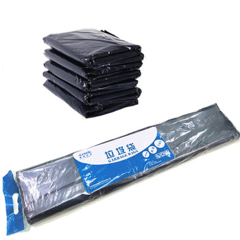 Shannioude economical flat mouth garbage bag vest garbage bag thickened single 50*60cm