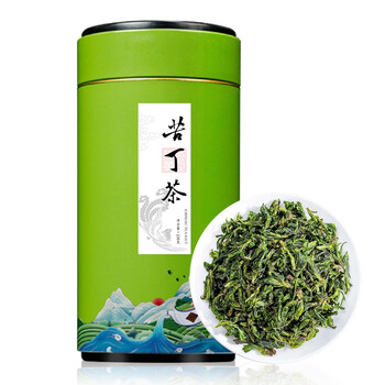 Ling xin cun tou picked tender buds and small leaves kuding tea, new tea, qingshan green water tea leaves revived by water, single herbal tea in bulk cans, tou picked tender buds and small leaves kuding tea, grass green national style, one can 250g