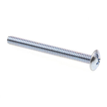 Prime-line machine screws round head slotted/cross type