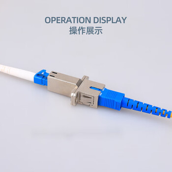 Optical fiber coupler st female-lc female docking connector small round to small square adapter single-mode st-sc connection flange lc female-sc female small square to large square