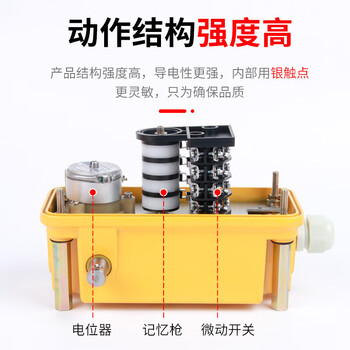 Dxz multifunctional stroke limiter lifting height limiter tower crane traveling switch 146/78/120 with potentiometer (transmission ratio remarks) aluminum shell