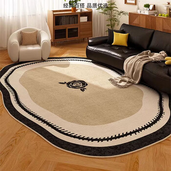 Guiqi american irregular living room carpet, antique style, non-slip and stain-resistant, french retro bedroom carpet, sofa coffee table floor mat, xiangfeng zuimeng 200*300cm (suitable for 3 people or l-shaped sofa)