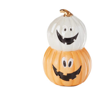 Lenox halloween ceramic pumpkin shaped decorative ornaments 4cm exquisite table decorations holiday party decorations