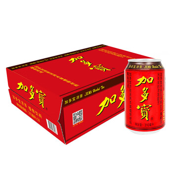 Jiaduobao herbal tea drinks are afraid of getting burned. red canned herbal tea 310ml*24 cans full box of plant drinks tea drinks jiaduobao 310ml*24 cans/full box (xinri