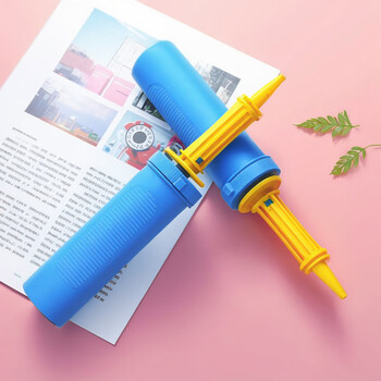 Shicai balloon pump hand push air pump inflatable birthday wedding blowing long balloon tool artifact strong and durable