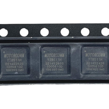 Ouhuayuan yt8618h four-channel gigabit ethernet phy chip can support standard category 5 utp ethernet cables