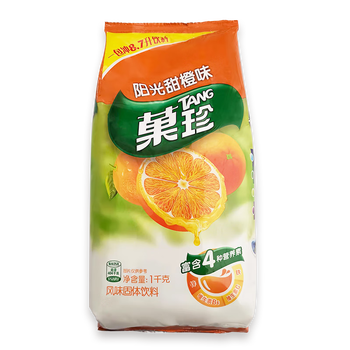 Guozhen yidelez guozhen juice powder sunshine sweet orange juice powder 1kg solid beverage granules for drinking guozhen brand sweet orange powder 1kg