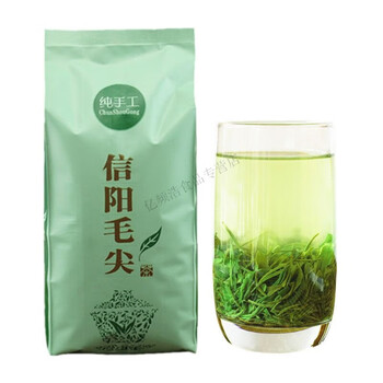 Hongyun 2024 new tea xinyang maojian alpine cloud green tea before the rain spring tea strong fragrance bulk 250g half a category xinyang maojian green tea