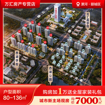 Luohe <shuanghui jinyu mansion> buy a house and get a whole house decoration gift package with an extra rmb 10,000 for 6 units