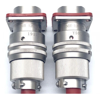 8-core stainless steel aviation plug seat y50x-1208tk2 zj10 tj2 zk10 connector male and female cable stainless steel y50x-1208zj10 socket pin end