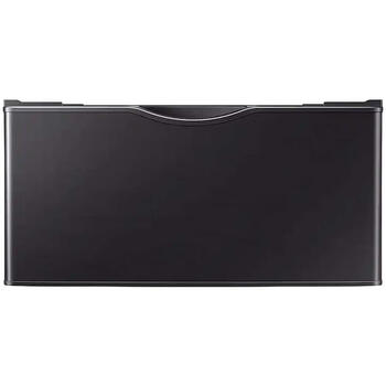 Samsung 68cm washing machine base, stainless steel drawer storage, front-loading, universal for washing and drying