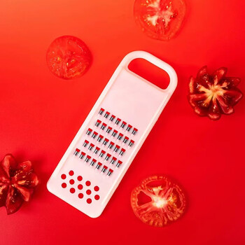 Fengchi fengchi brand vegetable cutter single-piece stainless steel shredder household kitchen cooking utensils vegetable and fruit grater white (including hand guard)