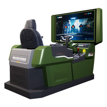 Red seal intelligent training crawler excavator simulation operation equipment (static single screen)