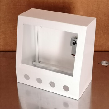 7-inch touch screen installation box touch screen control box plc human-machine interface box rotating bracket distribution box single box white 192*138 4 22 holes