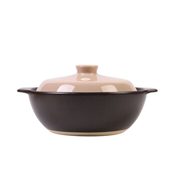 Mason ceramics zen style shallow soup pot 2100ml open flame wide mouth casserole stew soup pot stew meat vegetables porridge same style as sister lian