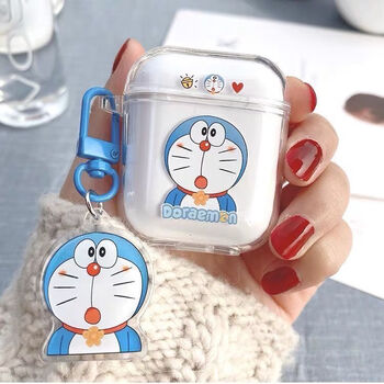 X2023 new bluetooth headset, wireless, high-looking, noise-cancelling, in-ear, suitable for apple, huawei, xiaomi body accessories, transparent doraemon, super long battery life