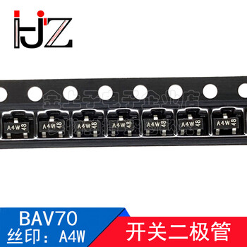 Bav70 semiconductor sot23 silk screen a4w 1.25v/150ma diode device bav70 complete set