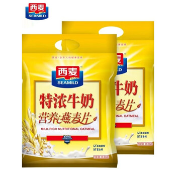 Simai extra thick milk 700g nutritious oatmeal breakfast meal replacement drink small bag ready-to-eat no-cook instant oatmeal extra thick milk 700g*2 bags 700g bag