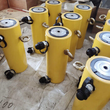 Mnze electric hydraulic jack double circuit large tonnage double action 200mm 300mm stroke hydraulic jack 20t200mm with prototype electric pump 3kw dual circuit