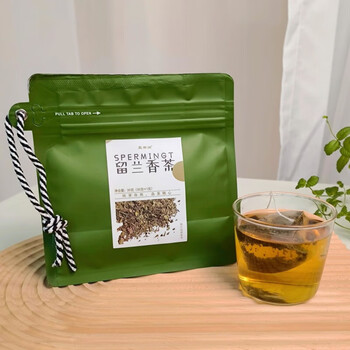 Valerie spearmint tea spermint caffeine-free individual sachets 30 stew for one month spearmint tea 1 pack