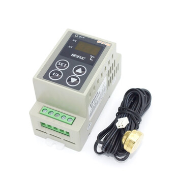 Bihe bfd110a temperature controller solar cooling and heating single-channel intelligent rail-type return water thermostat bf-d110a single meter + 2 meter magnetic probe