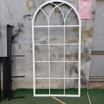 Vinoa european iron windows, arched windows, curved semi-circular windows, sunlight partitions, internet celebrity b&b, support customized sizes, contact customer service