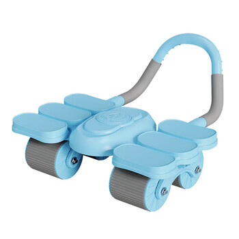 Shiqian (shiqian) four-wheel abdominal fitness wheel, automatic rebound abdominal muscle artifact, new home sports fitness equipment for men and women, rough embryo--abdominal fitness wheel, without bracket, without kneeling pad