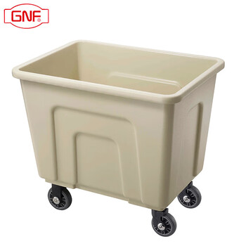 Gnf yaduo same style extra thick plastic linen cart hotel dirty cloth sheets large collection cart laundry room factory building white 950*690*857mm