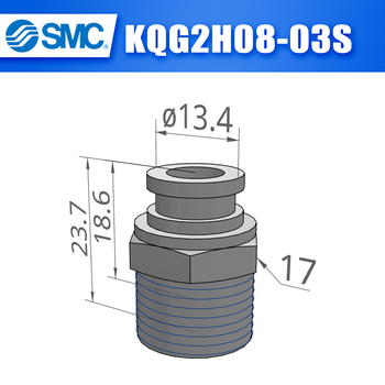 Stainless steel connector kqg2h04 kqg2h06 kqg2h08/10/12/14-m5/01s/ kqg2h08-03s