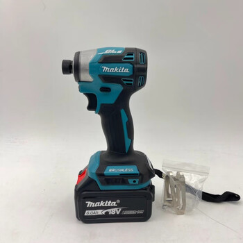 Makita (makita) dtd173 brushless screwdriver rechargeable electric screwdriver auto repair impact screw assembly new machine 173 blue 6.0 two batteries and one charger