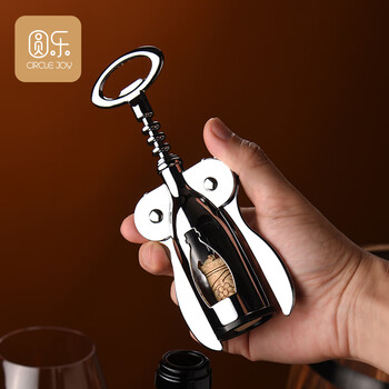 Circle joy red wine bottle opener, straight wine knife, beer bottle opener, manual wine opener, wine opener, bottle opener