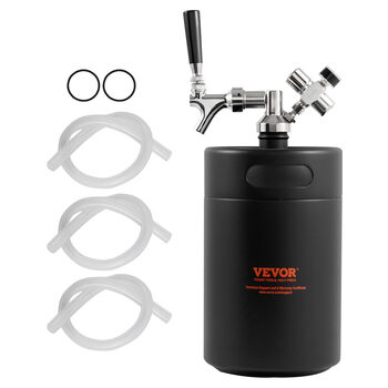 Vevor beer growler tap system 5 liter mini keg 304