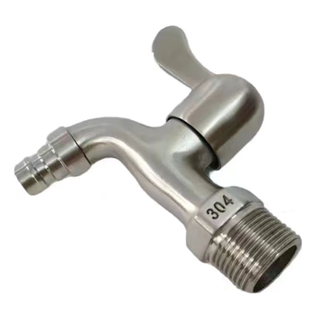 Danlan 304 stainless steel washing machine faucet 4 points 6 points household mop pool outdoor water faucet special water nozzle extended full copper brushed 6 points sharp mouth