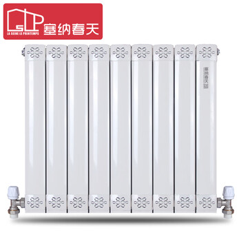Senna spring radiator household water heating copper aluminum water radiator centralized cooling self-heating custom radiator mtl80*80 center distance 1800mm