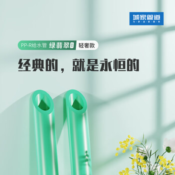 Rehome pp-r water pipe ag+ silver series antibacterial pipe emerald green series pp-r antibacterial water pipe 1 meter price (starting price for 3 meters each complete piece) 25mm diameter