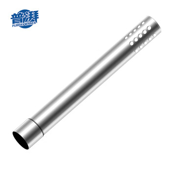 Purpavwinner thickened stainless steel gas water heater exhaust pipe accessories universal chimney flue outdoor anti-backflow duct 6*50cm