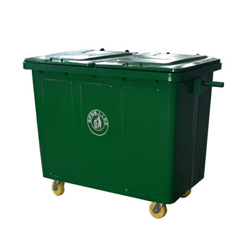 660-liter outdoor trash can, sanitation iron cleaning garbage cart, ultra-large capacity community classification box, partially customized, standard version