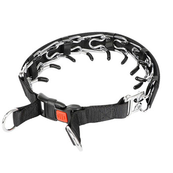 Special stimulation collar for dog training, dog leash for fierce dogs, explosion-proof pet leash for medium and large dogs, spike collar that does not hurt the dog, black l (suitable for 60 to 80 pounds)