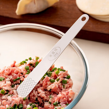 The legend of the pot 316 stainless steel dumpling spoon household wonton dumpling filling spoon digging stuffing shovel wonton artifact 316 stainless steel dumpling spoon 1 piece