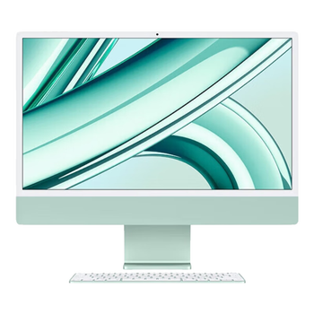 95% new apple imac 24-inch green 4.5k screen 8-core m3 chip (8-core graphics processor) 8g 256g ssd all-in-one computer host mqra3ch/a