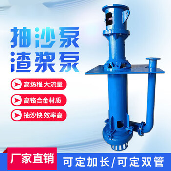Yz submerged slurry pump vertical mud pump mortar pump large flow sand pump high chromium alloy wear-resistant sand pump 100rv-sp