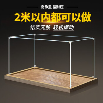 Lingzhi high-definition transparent display box can be customized for gundam model building block figures, dust cover, toy storage cover, customization options (contact customer service to take photos)