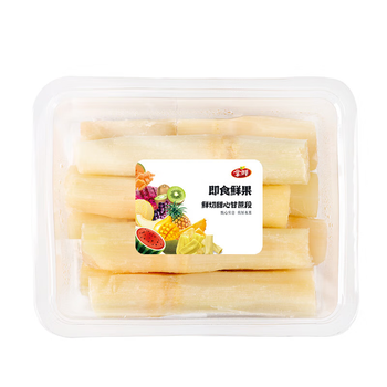 Fresh cut peeled sugarcane segments 700g