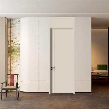 Huazhen wooden door bedroom door interior door kitchen door paint-free noise reduction wooden composite door