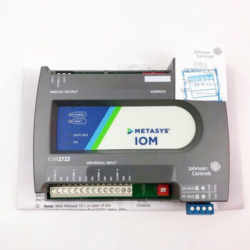 Johnson ms-iom3723-0 2723-0 iom3733-0 network controller expansion module ms-iom2723-0
