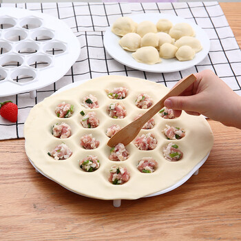Brangdy kitchen supplies creative gadgets dumpling maker plastic knead quick dumpling mold artifact home extra large 19-hole dumpling press